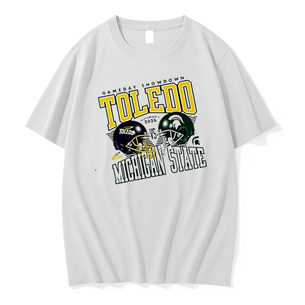 Officials Toledo Vs Michigan State Gameday Showdown 2026 Helmet T Shirt Sweater