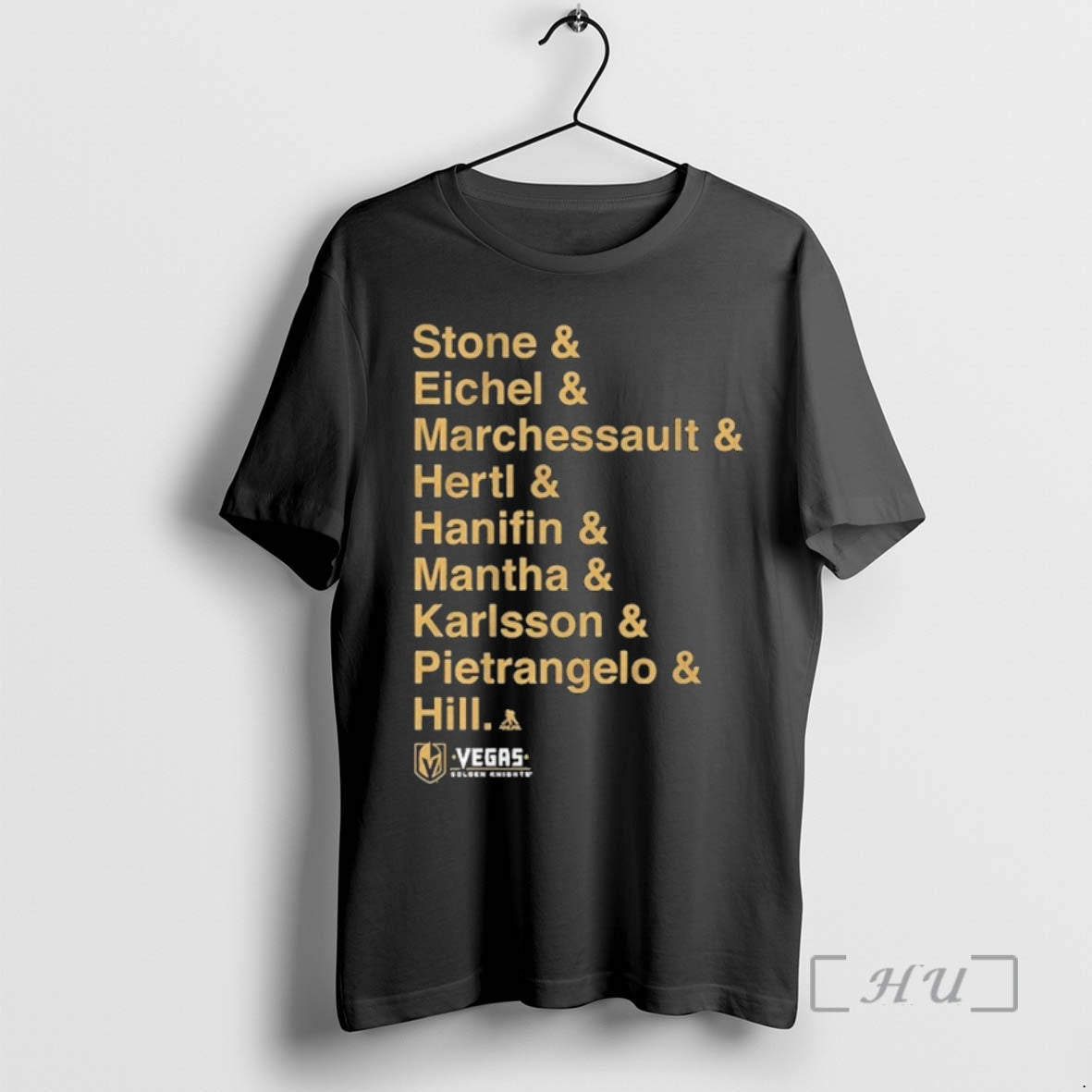 Officials Vegas Golden Knights Player List Names Players T-Shirts