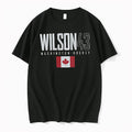 Officials Washington Hockey Wilson 43 Red And White Canadian Flag Maple Leaf Youth