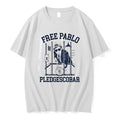 Officials Free Pablo Pledgescobar White Out Funny T Shirt Sweater