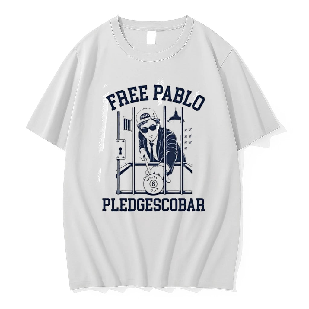 Officials Free Pablo Pledgescobar White Out Funny T Shirt Sweater