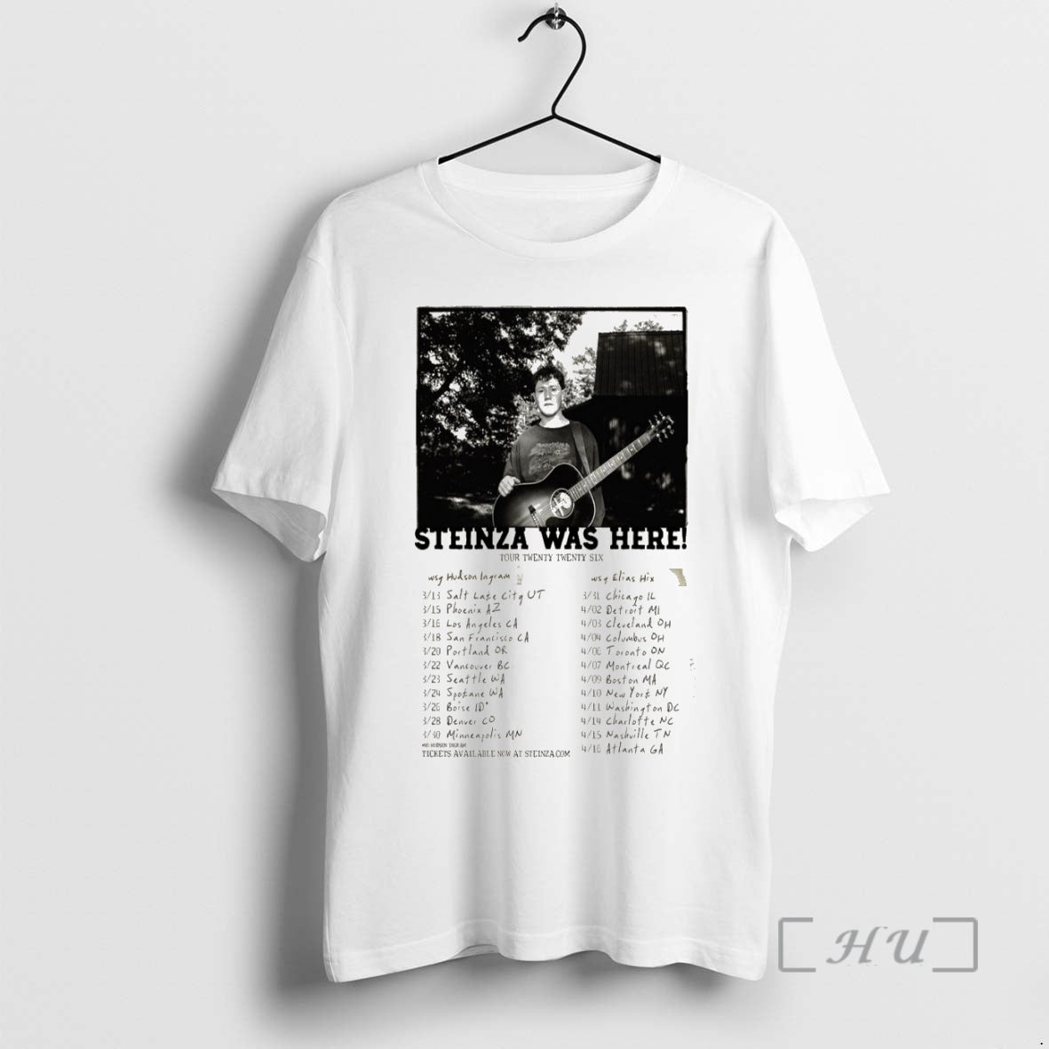 Officials Steinza Was Here Tour 2026 T-Shirts