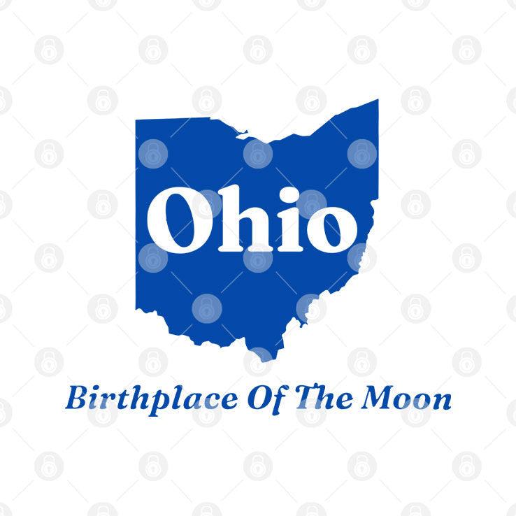 Ohio Birthplace Of The Moon T Shirt