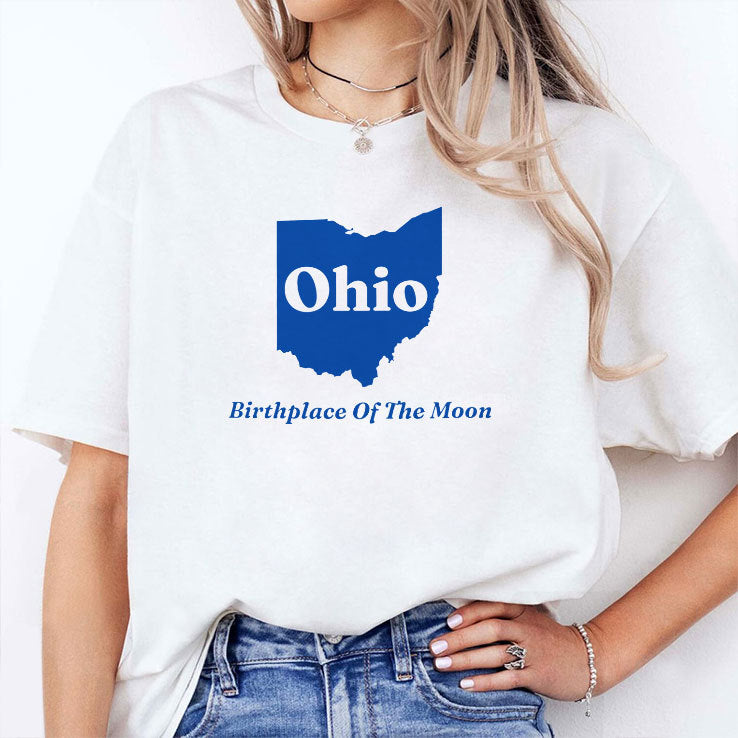 Ohio Birthplace Of The Moon T Shirt
