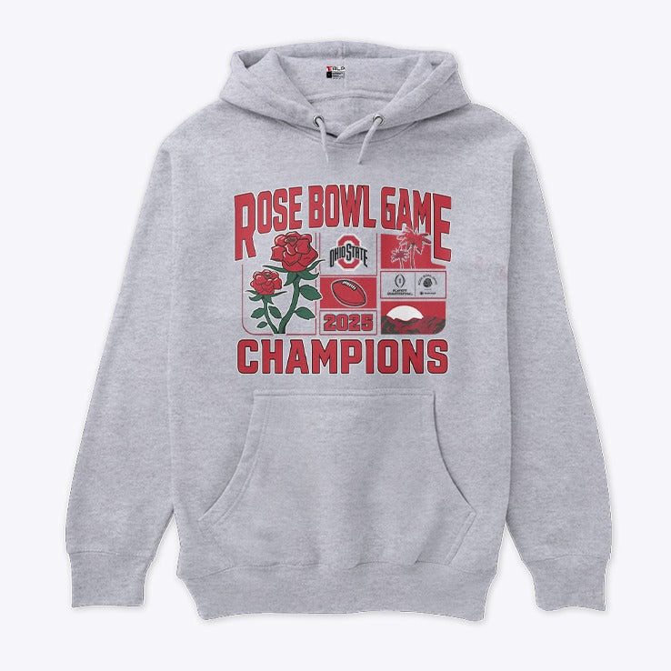 Ohio State 2025 Rose Bowl Champions Hoodie