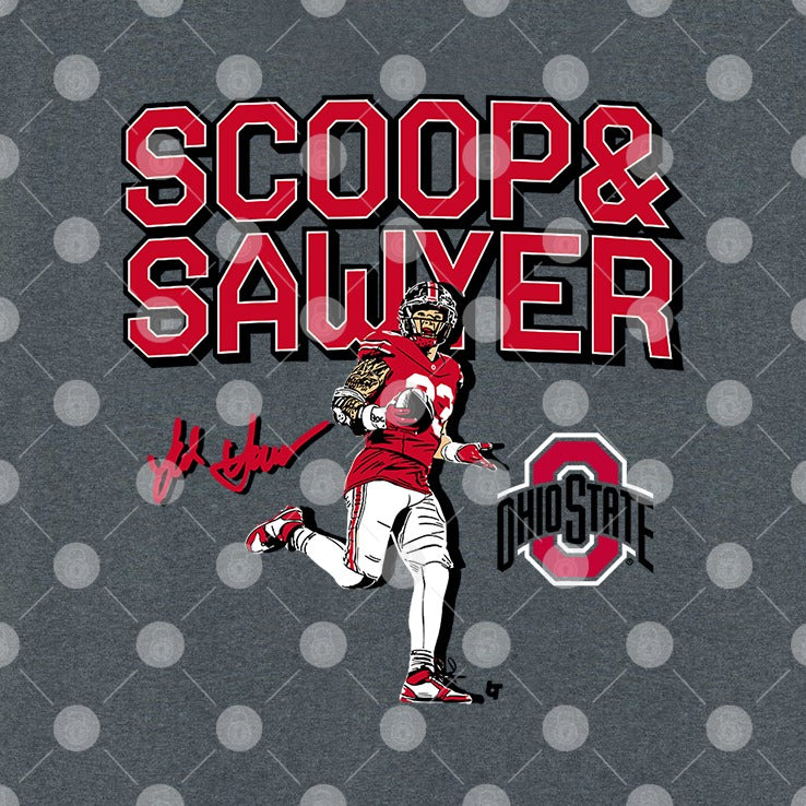 Ohio State Scoop Sawyer T Shirt