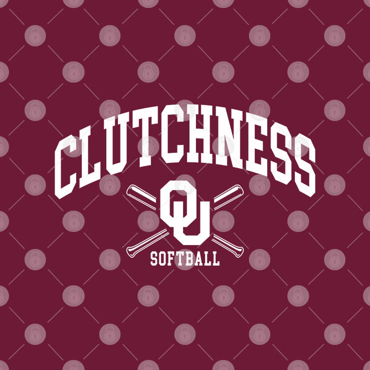 Oklahoma Sooners Softball Clutchness T Shirt
