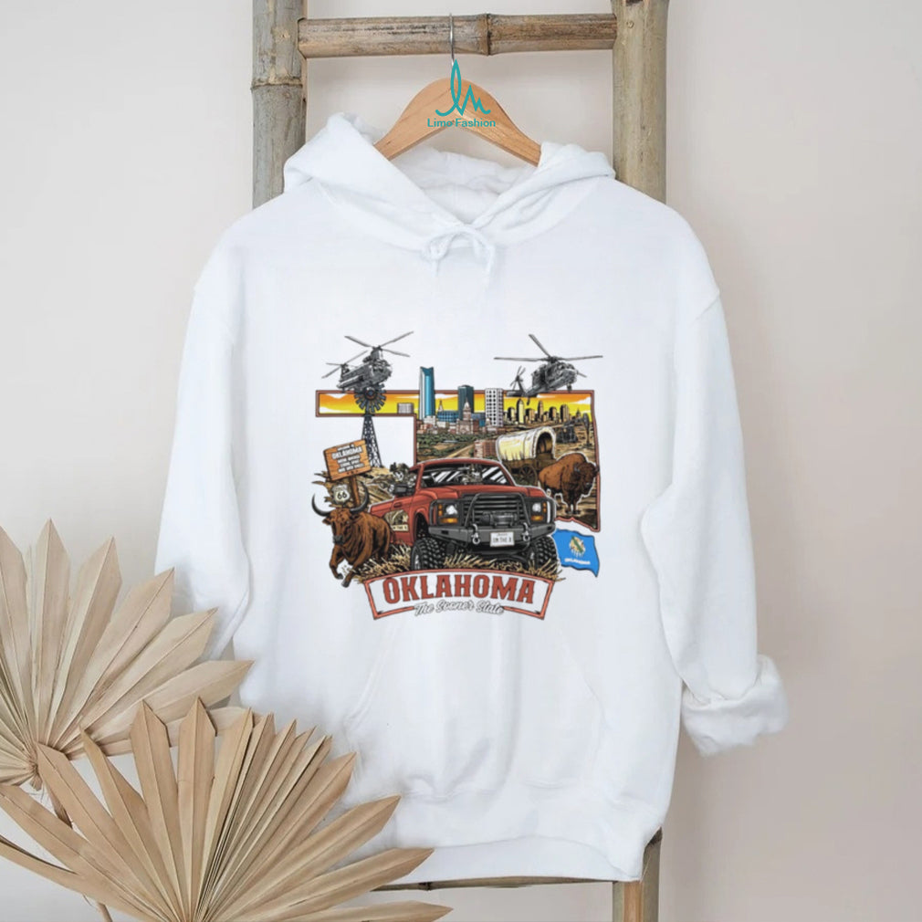 Oklahoma The Sooner State Offroad Truck Heritage T Shirt