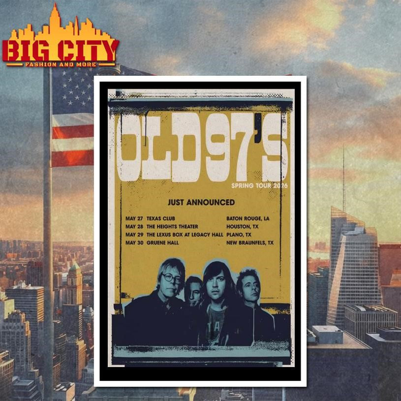 Old 97’S Tour Spring 2026 Poster Shirt