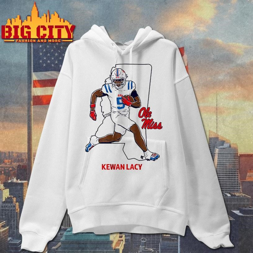 Ole Miss Football Kewan Lacy State Star Shirt