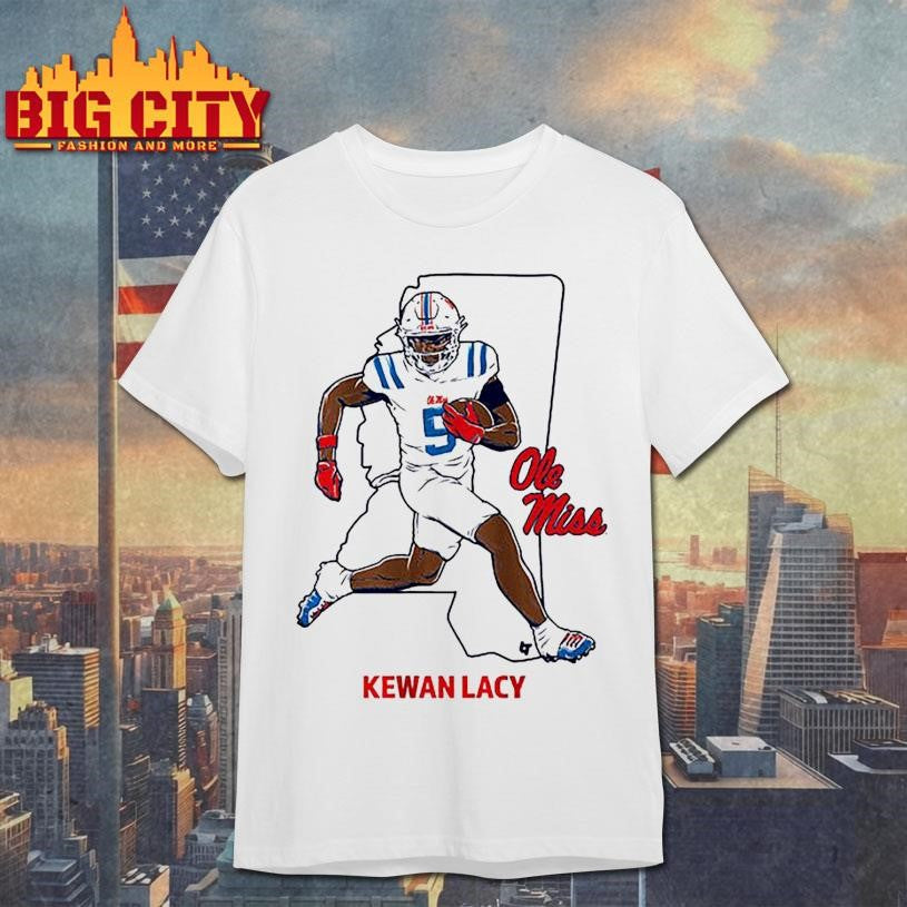 Ole Miss Football Kewan Lacy State Star Shirt