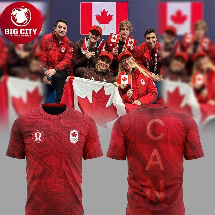 Olympic Winter 2026 Milano Cortina Team Canada Two Sided Shirt