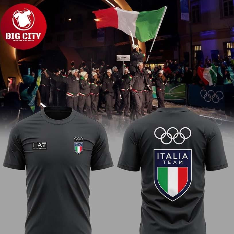 Olympic Winter 2026 Milano Cortina Team Italy Proud Two Sided Shirt