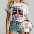 On The Fourth Of July Boats Hoes & Freedom Step Brothers Movie Lyrics Funny 4th Of July T Shirt