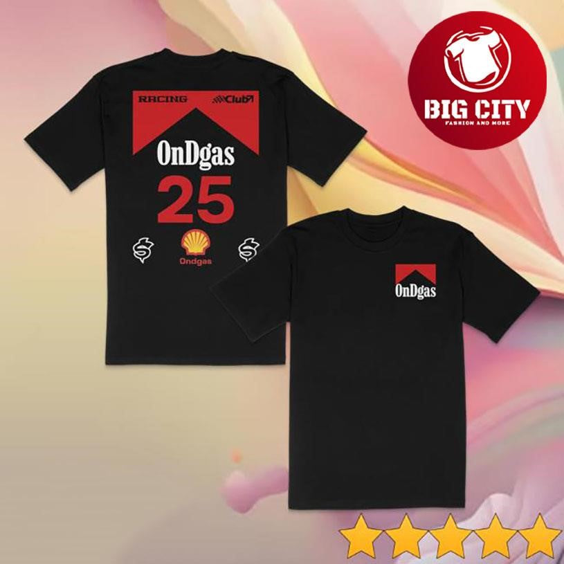 Ondgas 100 Entries Black Formula 1 Two Sided Shirt