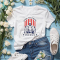 One Nation One Race Patriotic Racing Helmet Graphic T Shirt