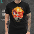 One Nation Under God 250 Years 1776 2026 American Eagle Cross Shirt
