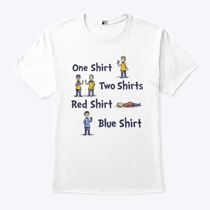 One Shirt Two Shirts Red Shirt Blue Shirt T Shirt