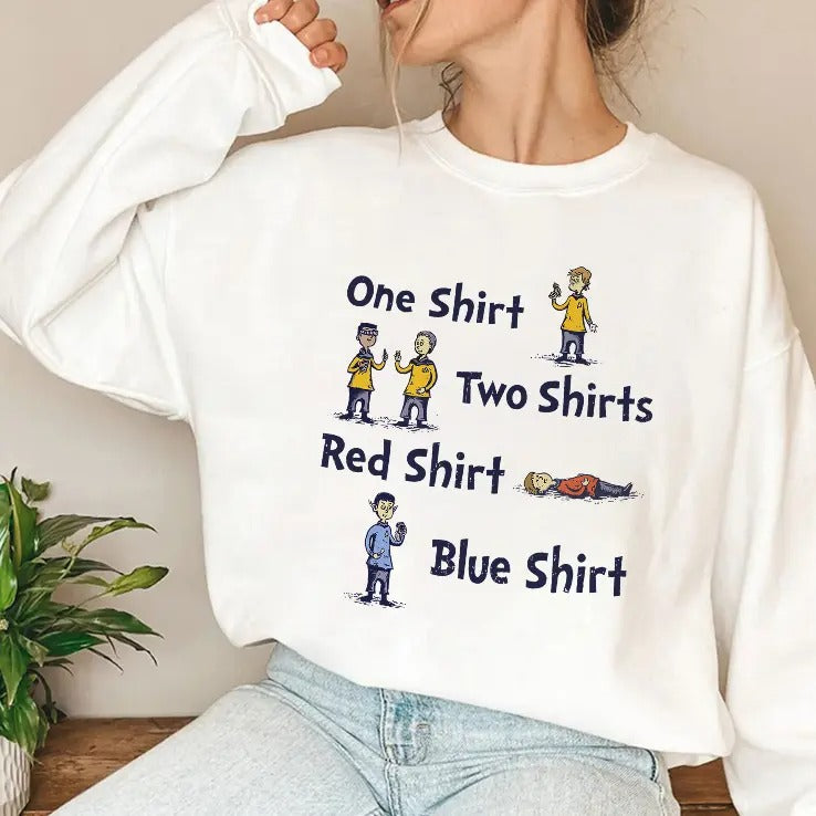 One Shirt Two Shirts Red Shirt Blue Shirt T Shirt
