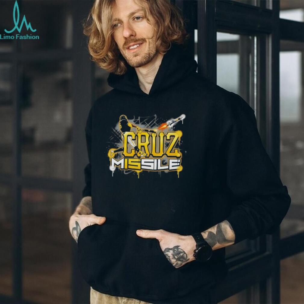 Oneil Cruz Cruz Missile Pittsburgh Baseball Fan Apparel Graffiti Style Vintage Men T Shirt