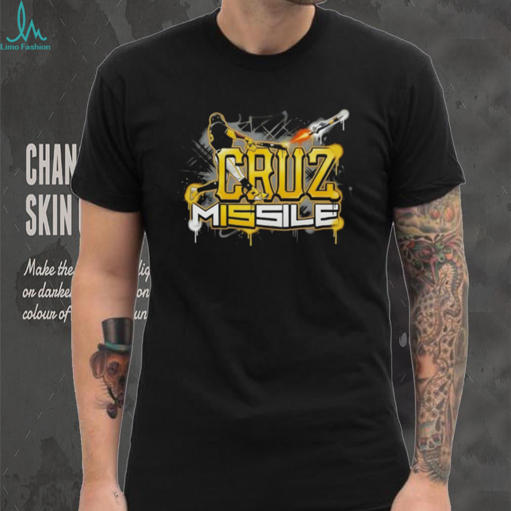 Oneil Cruz Cruz Missile Pittsburgh Baseball Fan Apparel Graffiti Style Vintage Men T Shirt