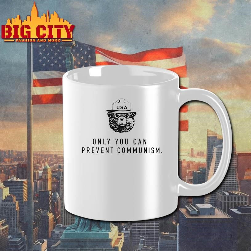 Only You Can Prevent Communism Smokey Bear Shirt