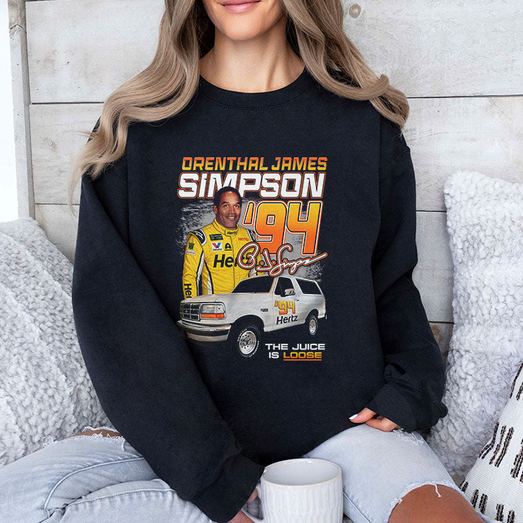 Orenthal James Simpson 94 The Juice Is Loose T Shirt