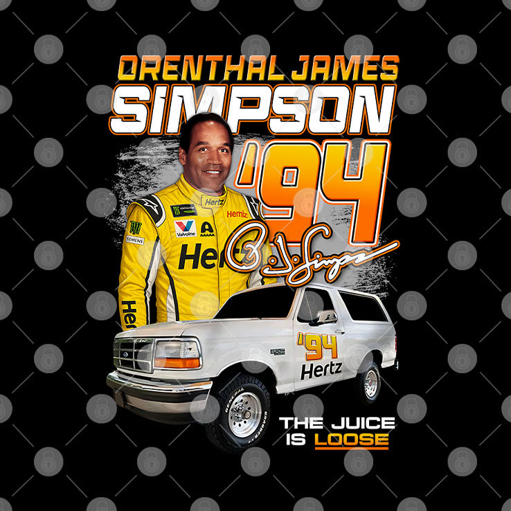 Orenthal James Simpson 94 The Juice Is Loose T Shirt