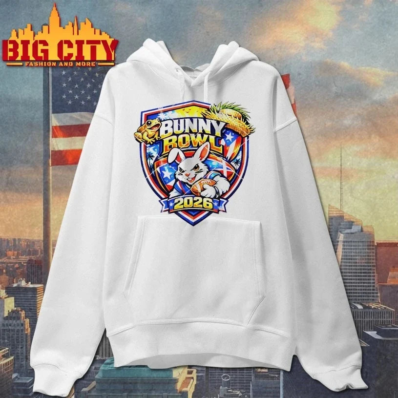 Original Bunny Bowl 2026 Football Mascot Logo T-Shirt