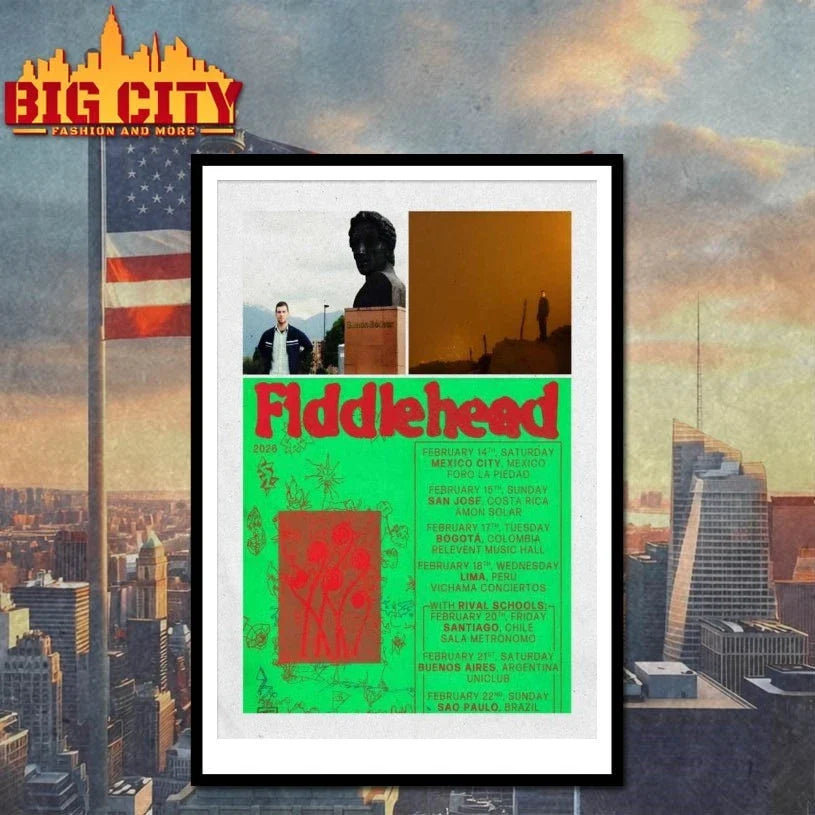 Original Fiddlehead February 2026 Shows Poster T-Shirt