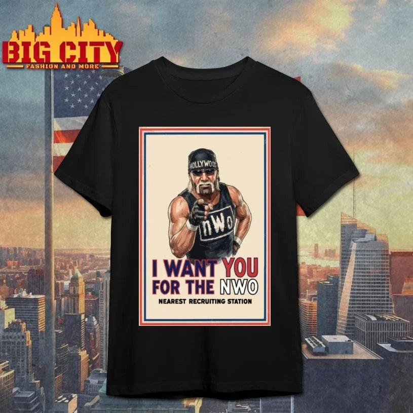 Original I Want You to Join the NWO – Wrestling poster shirt