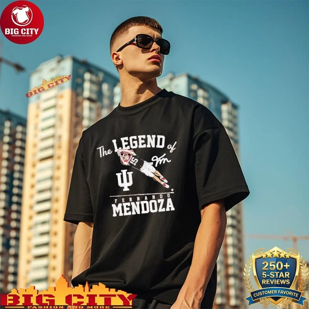 Original Indiana Football The Legend Of Fernando Mendoza signature shirt