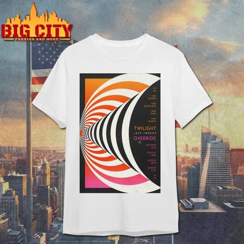 Original Jeff Tweedy Twilight Override Tour 26 Poster T-Shirt