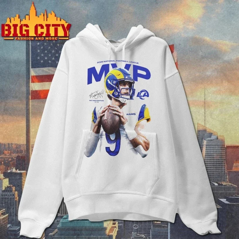 Original Matthew Stafford 2025 national football league MVP signature T-Shirt