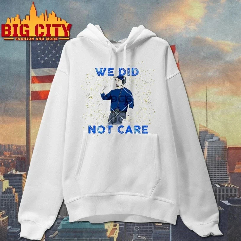 Original Mike Macdonald We Did Not Care Glitter T-Shirt