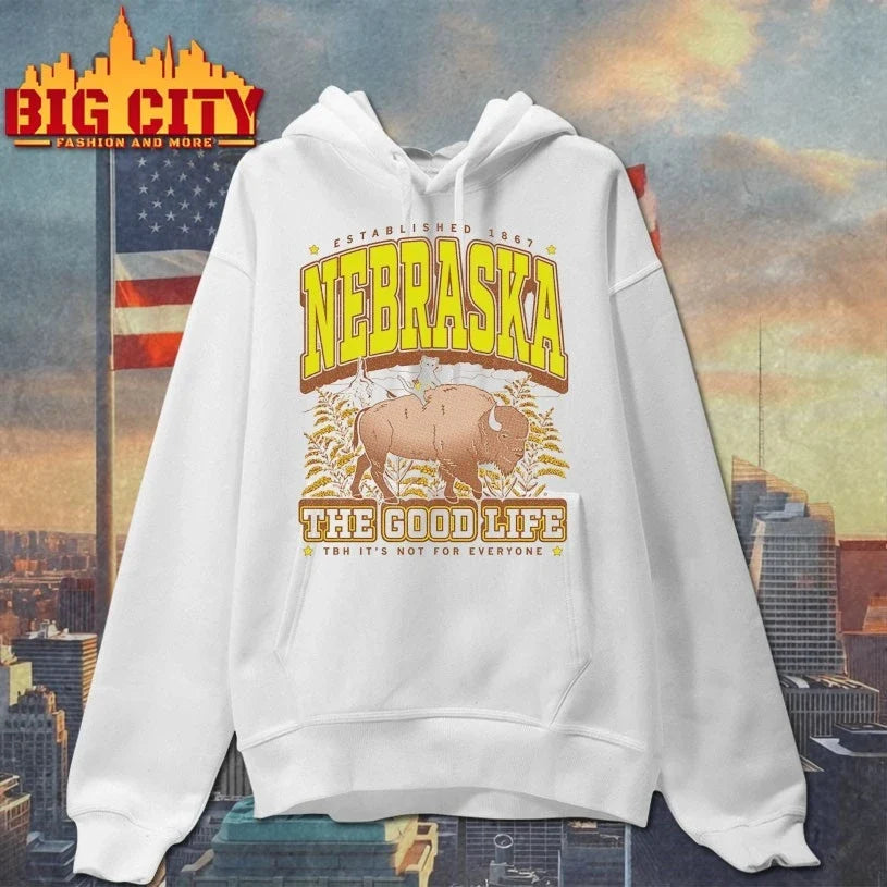 Original Nebraska Bison Max the good life T-Shirt