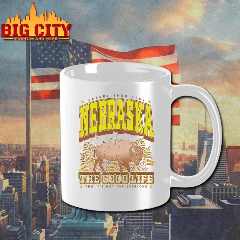 Original Nebraska Bison Max the good life T-Shirt