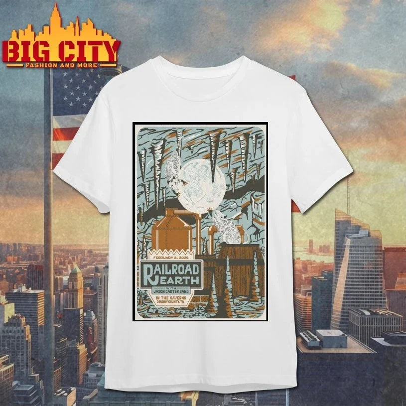 Original Railroad Earth Grundy County TN Feb 21 2026 Poster T-Shirt