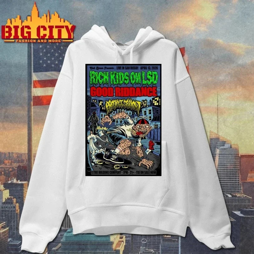 Original Rich Kids On LSD In San Diego CA On Apr 13 2026 Poster T-Shirt