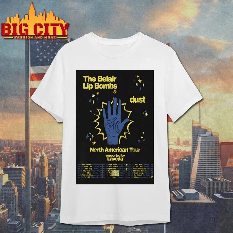 Original The Belair Lip Bombs Tour North American 2026 Poster T-Shirt