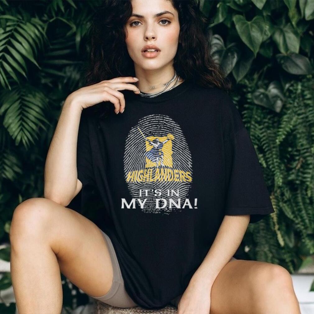 Otago Highlanders Rugby “It’s In My DNA” Fingerprint Warrior T Shirt
