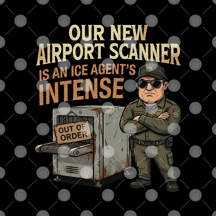 Our New Airport Scanner Is An ICE Agent’s Intense Shirt