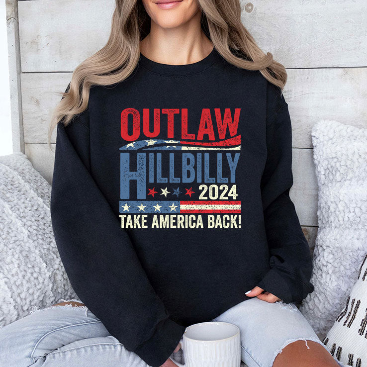 Outlaw Hillbilly Take America Back 2024 Shirt