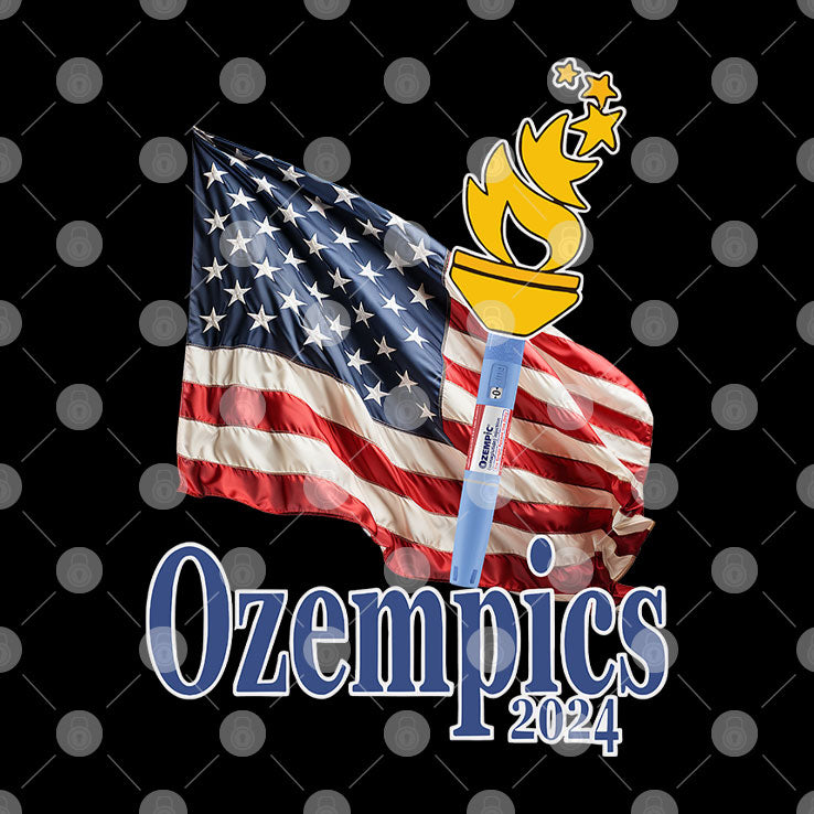Ozempics 2024 Funny Olympics T Shirt