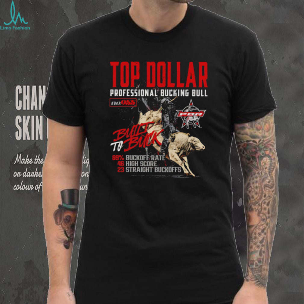 PBR Top Dollar #955 Professional Bucking Bull Built To Buck Graphic T Shirt
