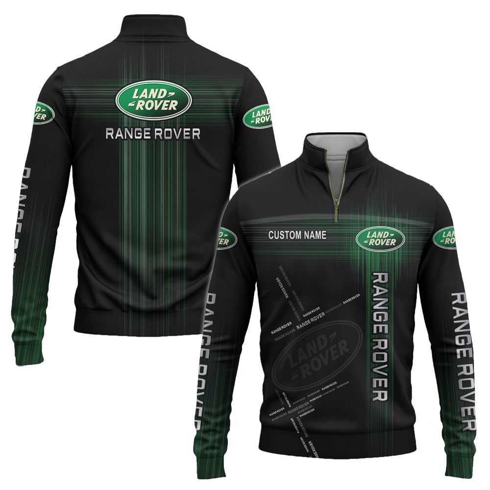Range Rover Customize Name Half Zipper Sweatshirt