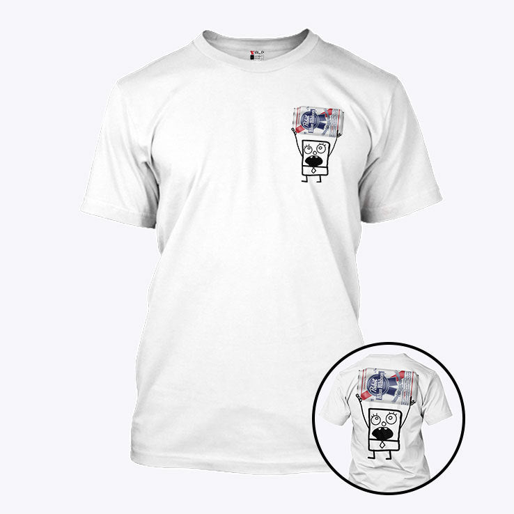 Pabst Blue Ribbon Doodlebob T Shirt