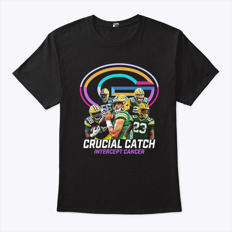 Packers Crucial Catch Intercept Cancer Shirt