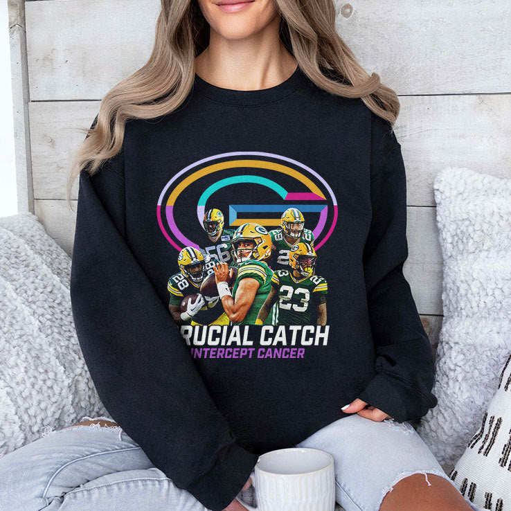 Packers Crucial Catch Intercept Cancer Shirt