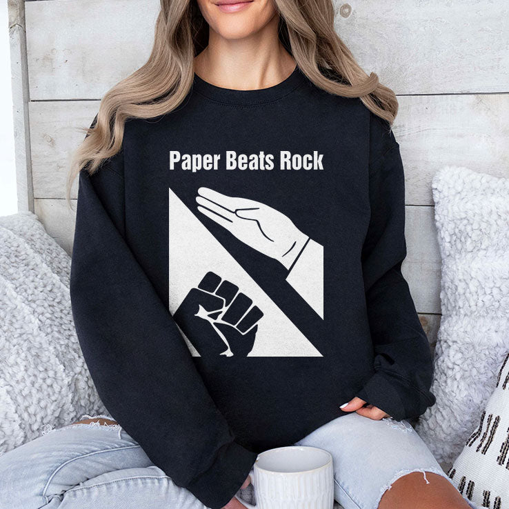 Paper Beats Rock T Shirt